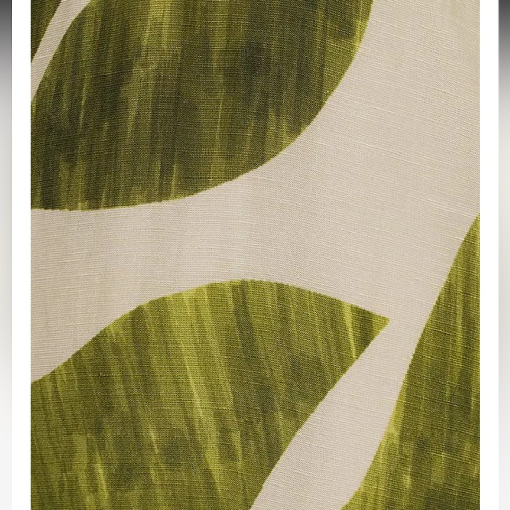 ANTONIO MELANI White Dress with Green Leaf Print - Picture 10 of 10